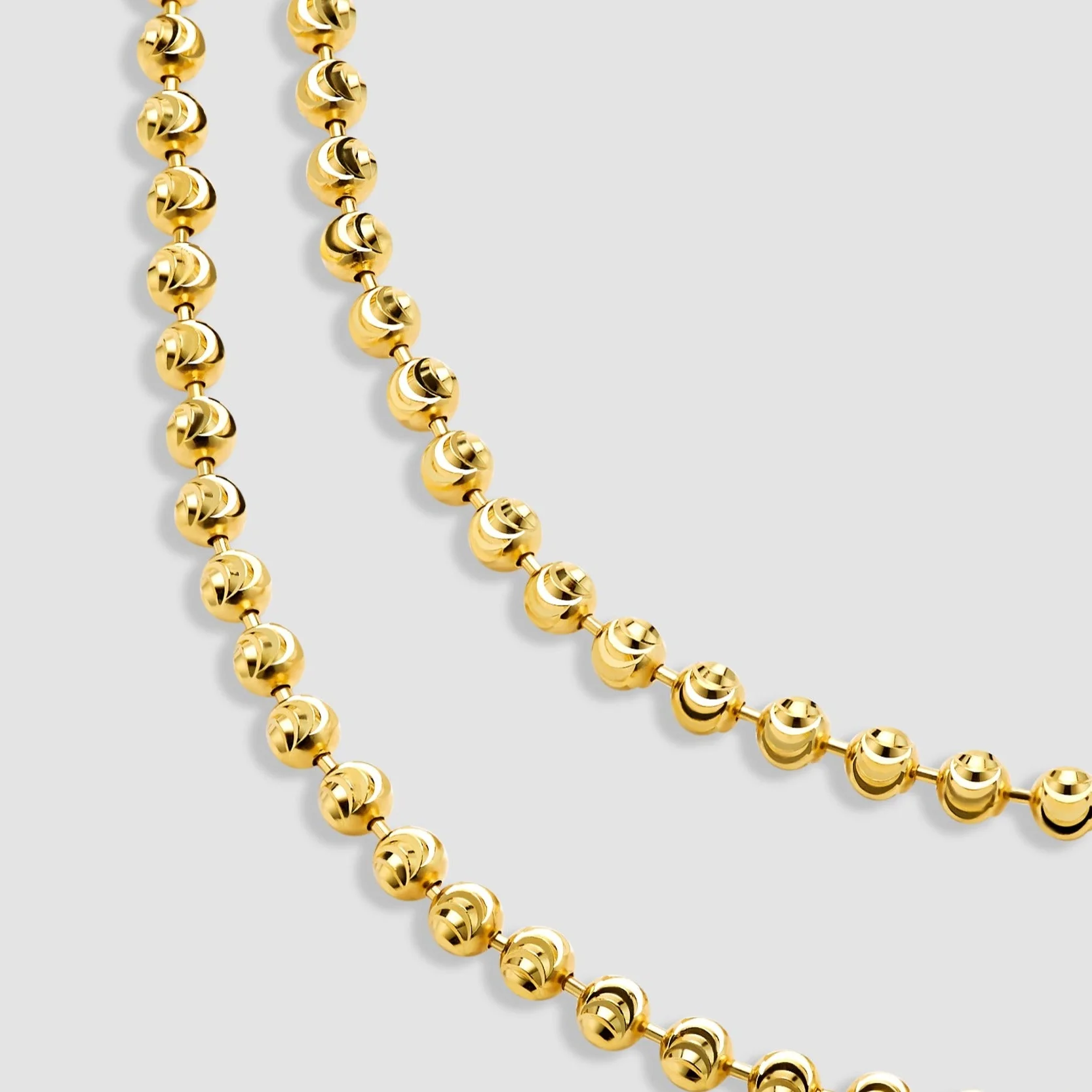 Moon Cut Ball Chain - 2mm - Image 5