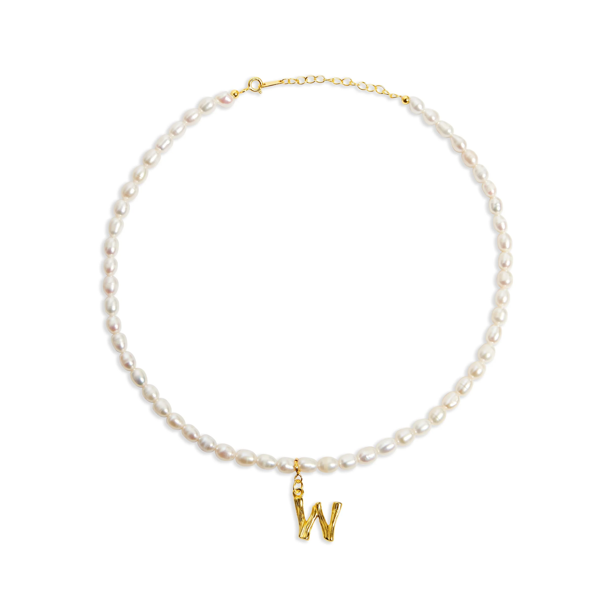 The Bamboo Pearl Initial Necklace - Image 25