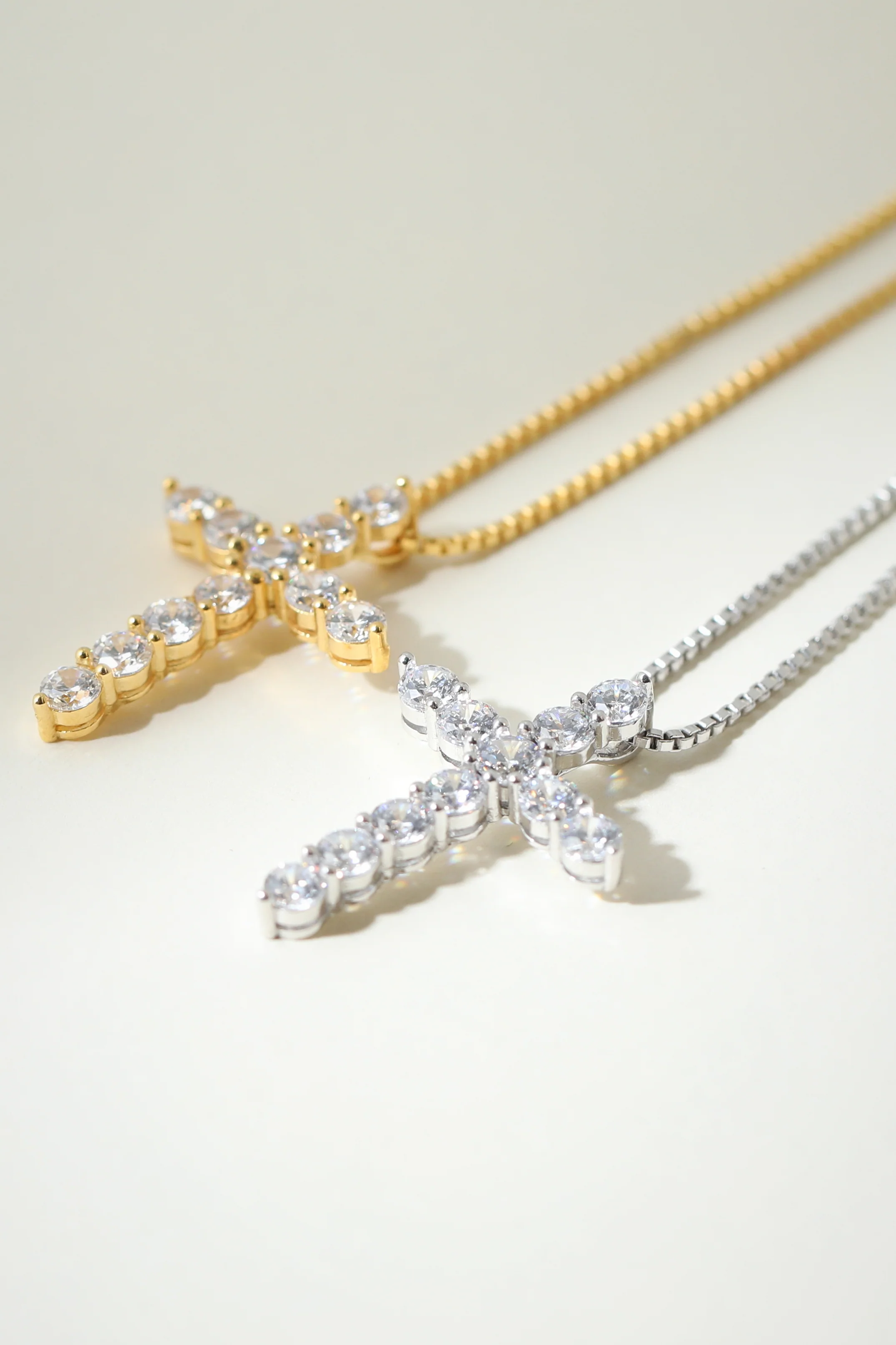 The Bella Pavé Cross Pendant - Image 4