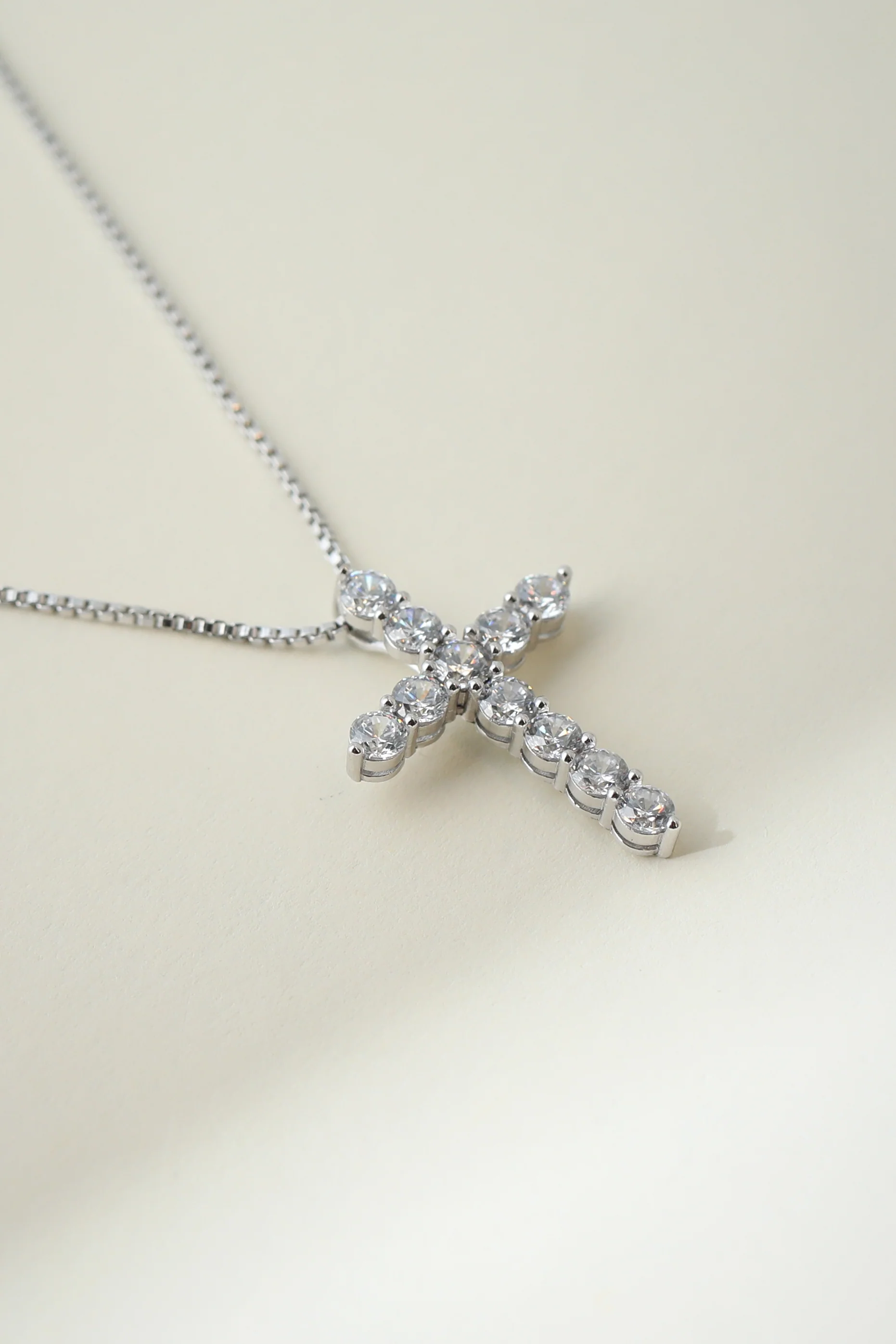 The Bella Pavé Cross Pendant - Image 6