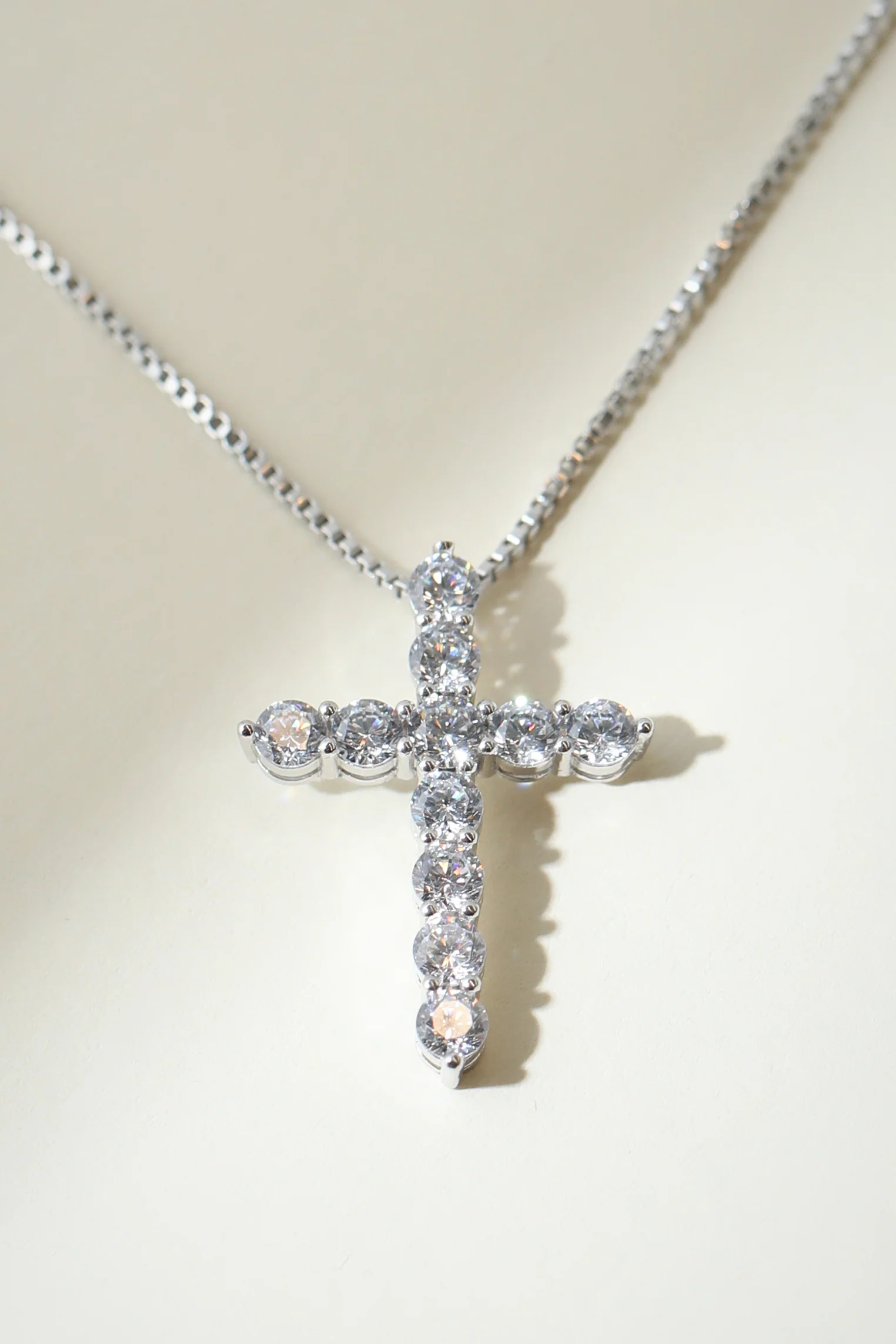 The Bella Pavé Cross Pendant - Image 7