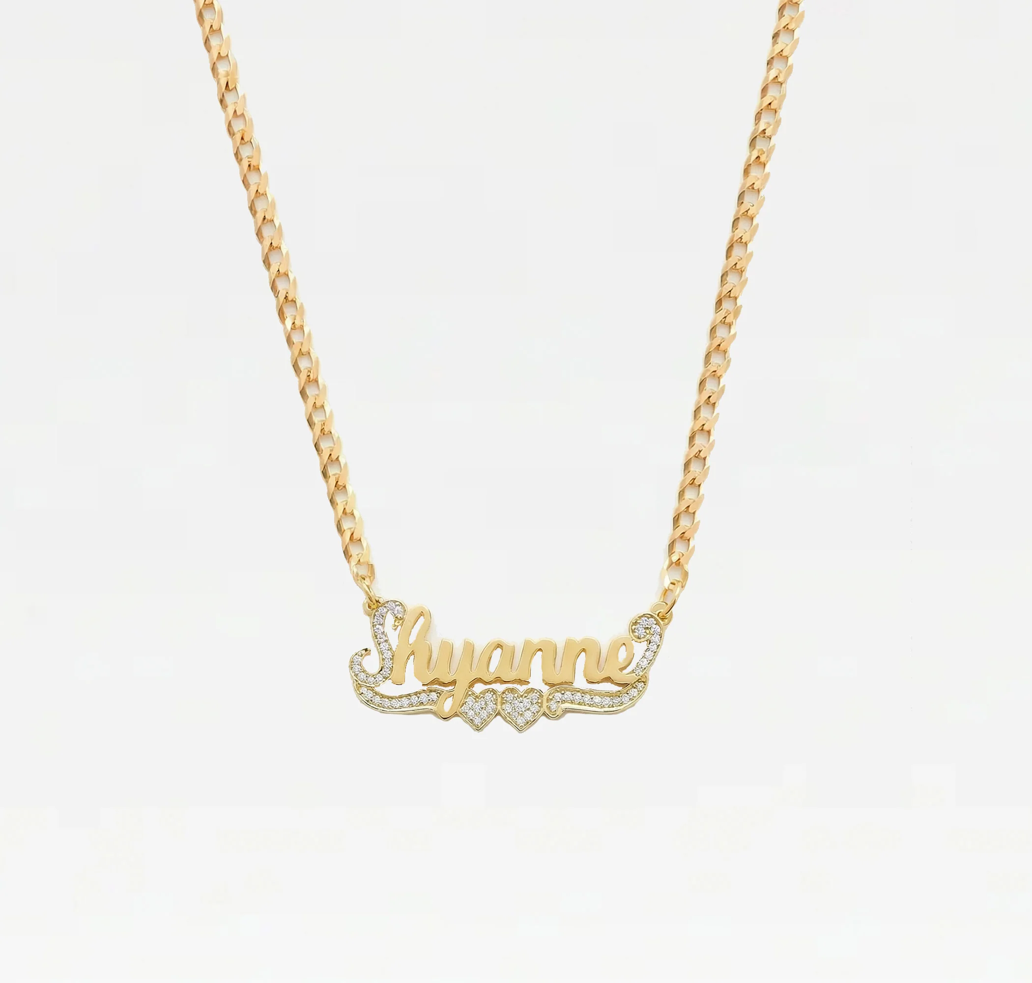 The Cut Nameplate Necklace - Image 7