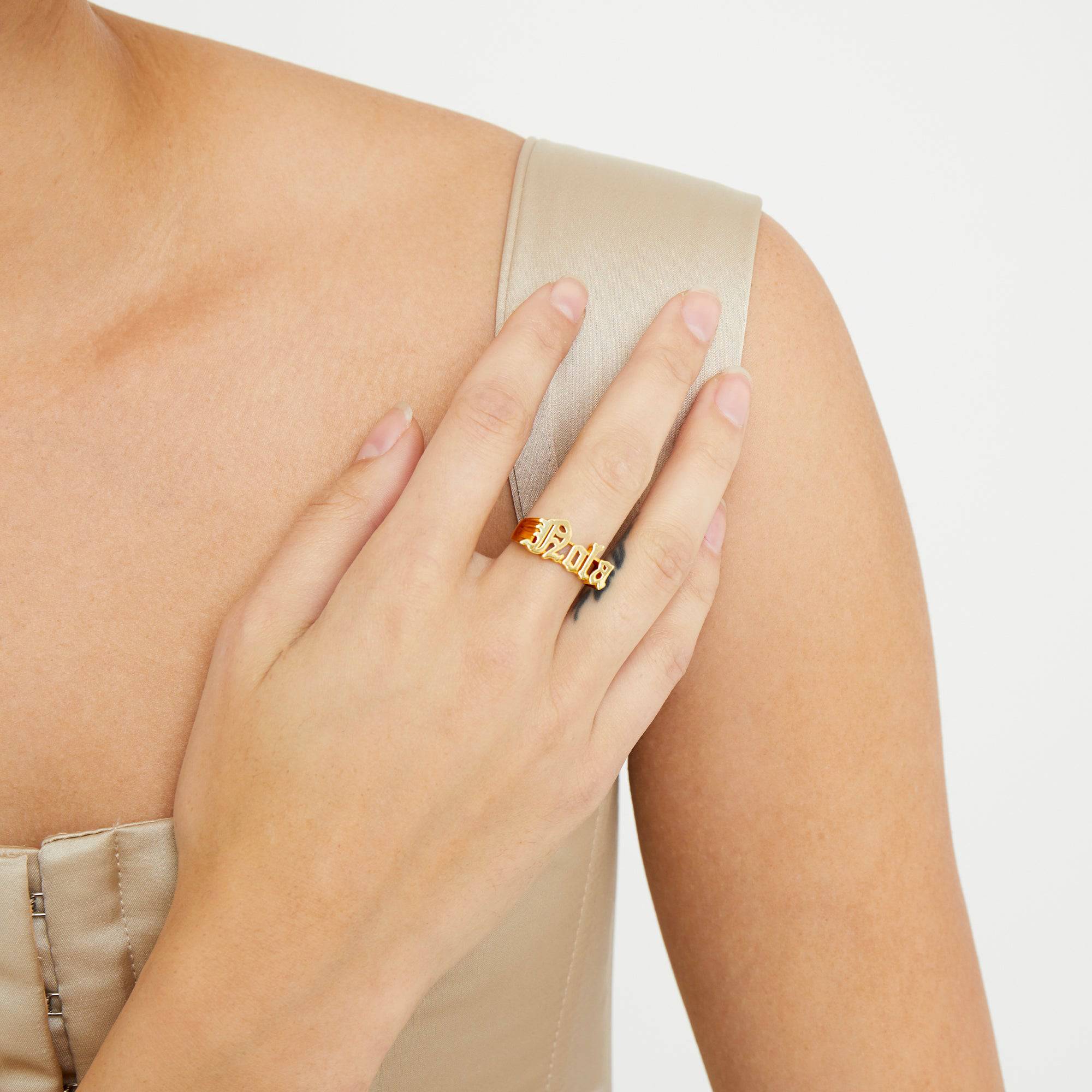 The Gothic Name Ring - Image 4