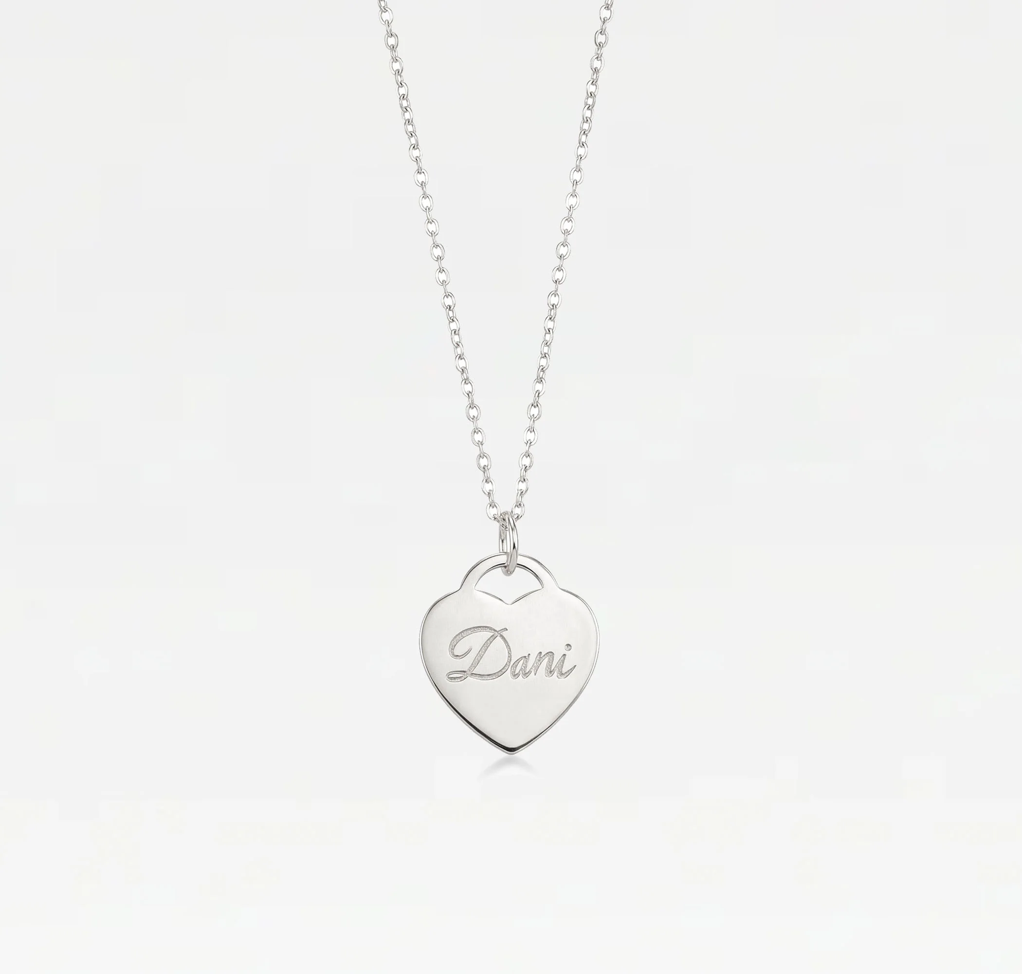 The Hand Engraved Heart Pendant Necklace - Image 3