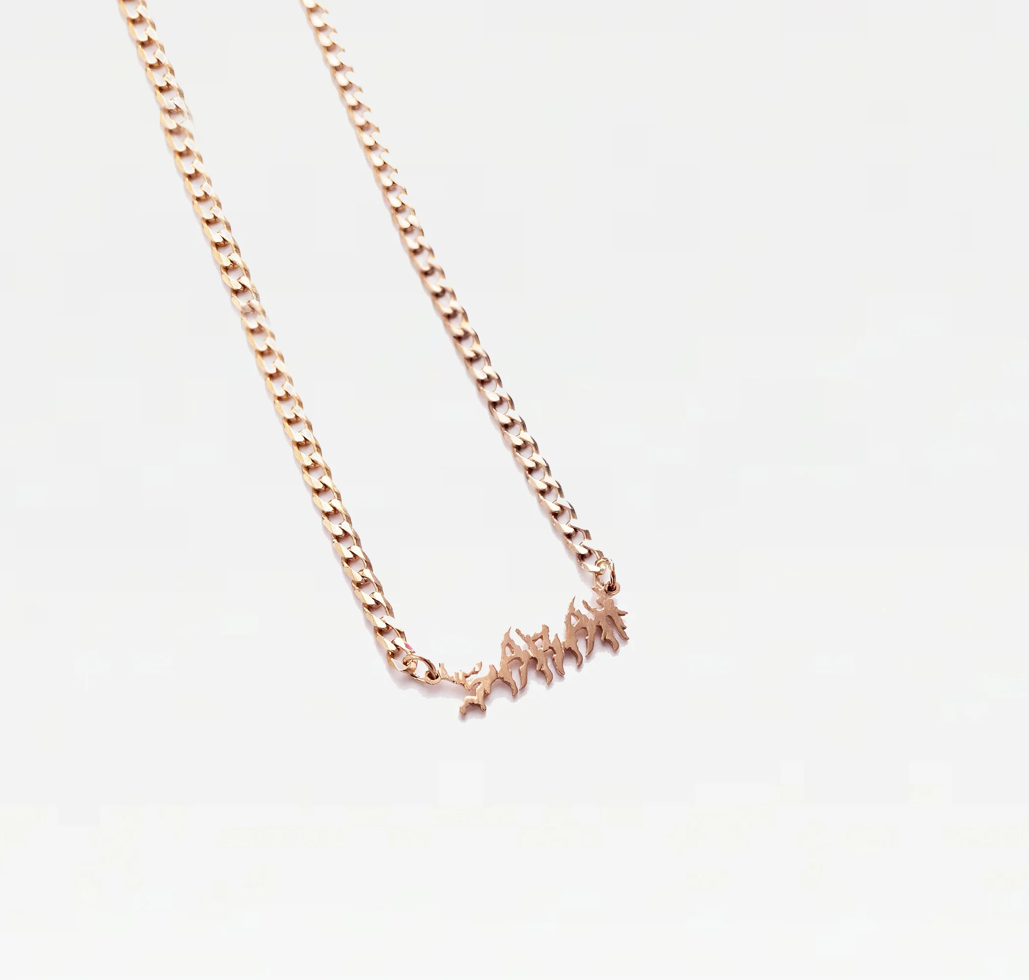 The Heavy Metal Mini Choker Nameplate - Image 5