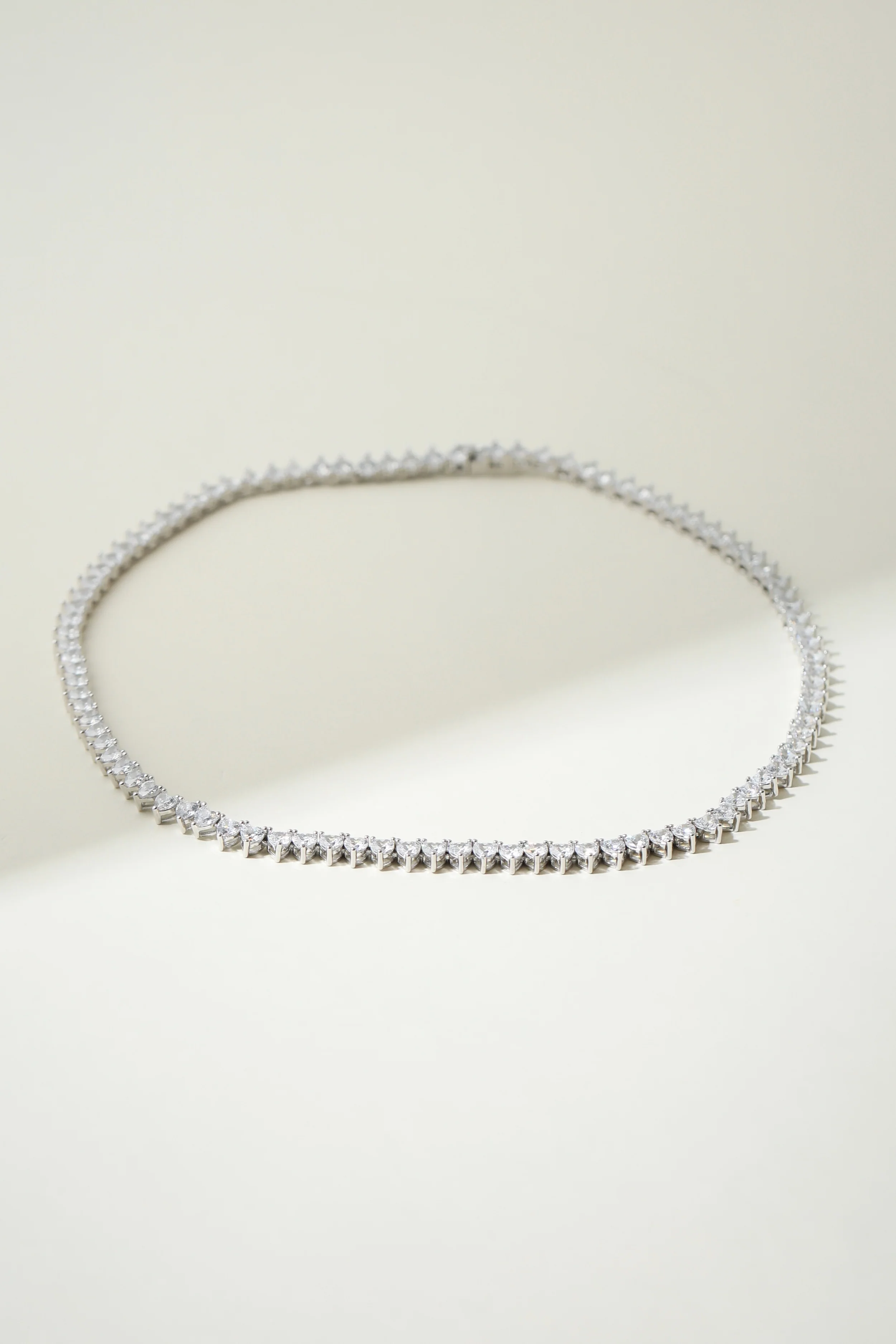 The Iced Out Heart Tennis Necklace - Image 5