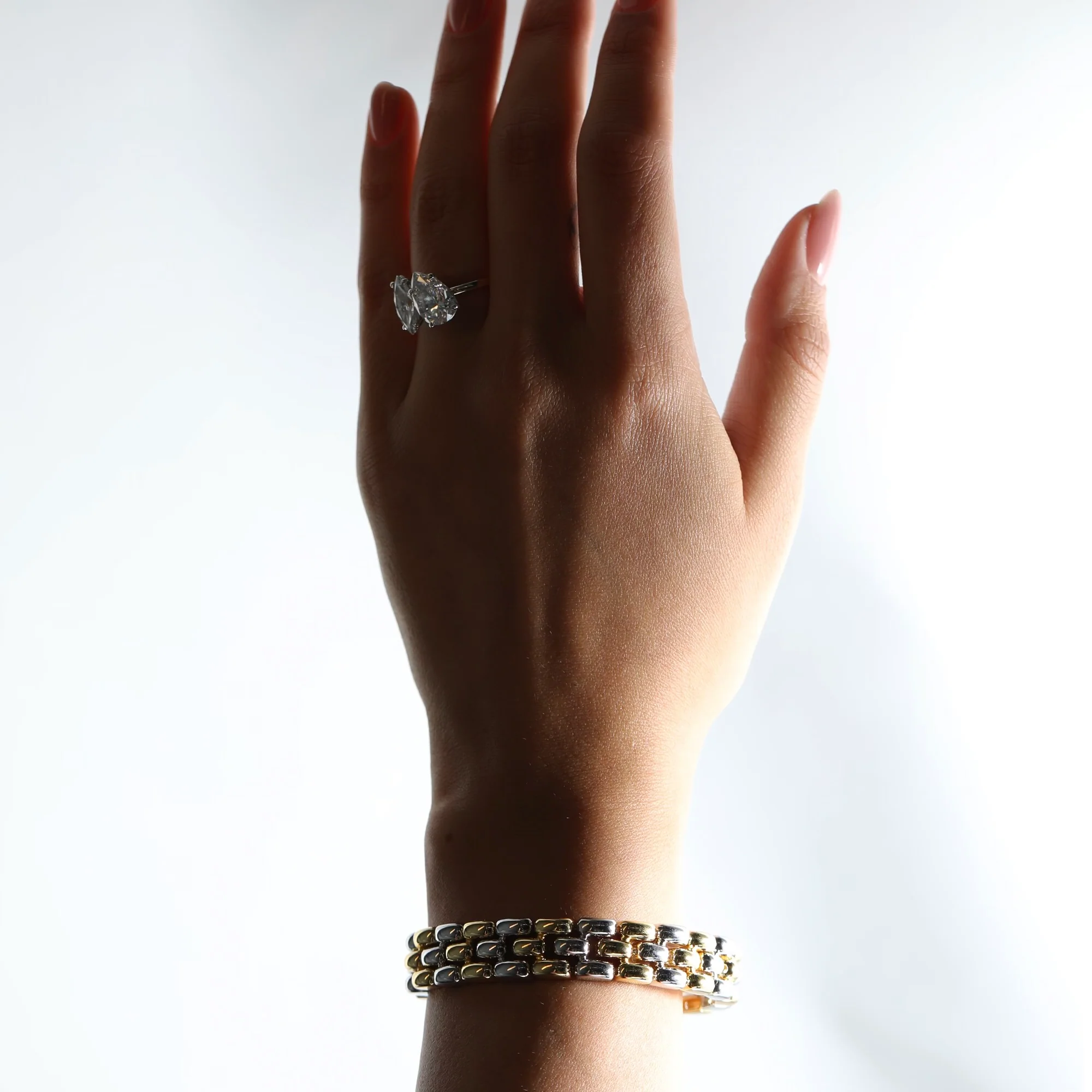 THE LILI TWO TONE SLIP BRACELET - Image 3