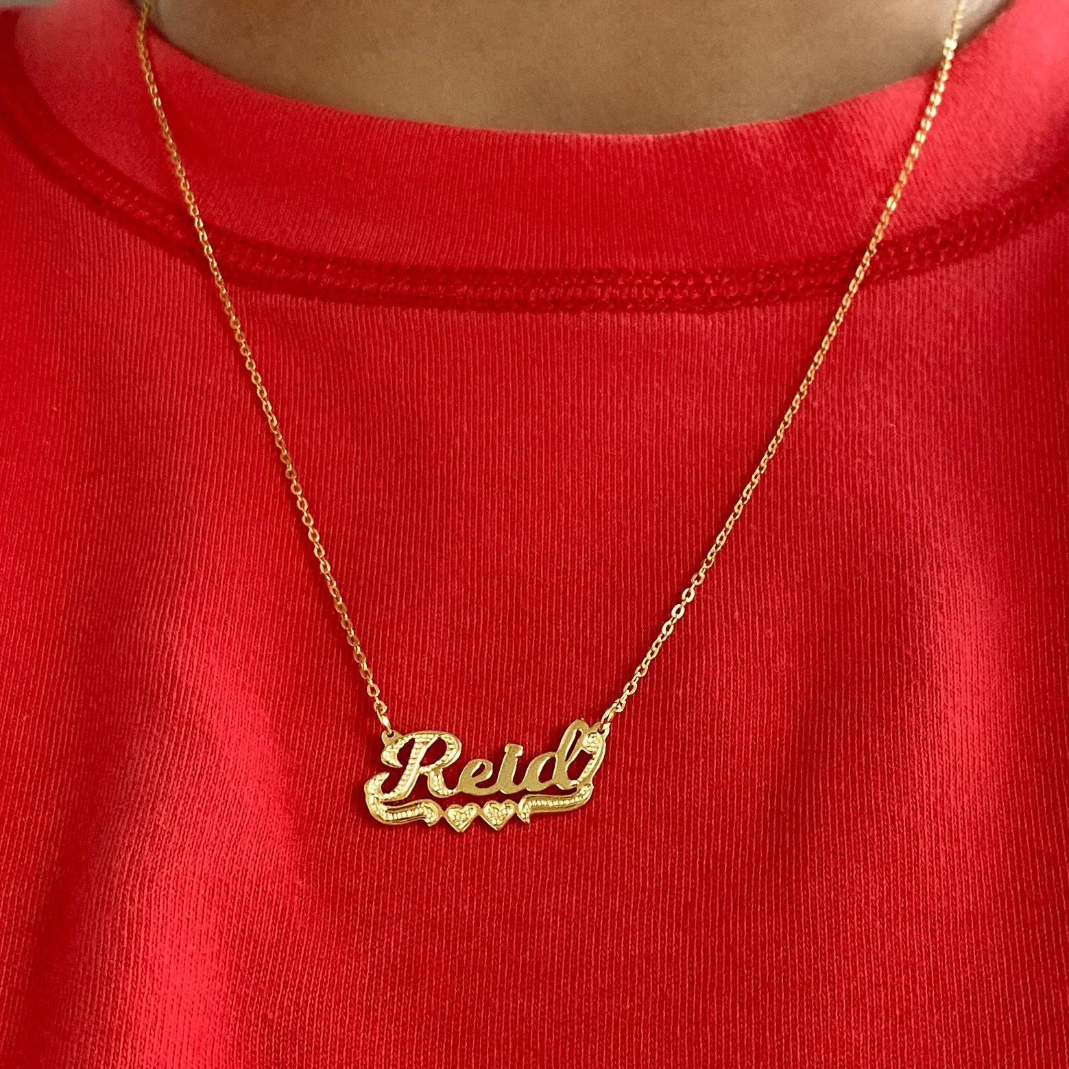 The Mini Classic Nameplate Necklace - Image 3