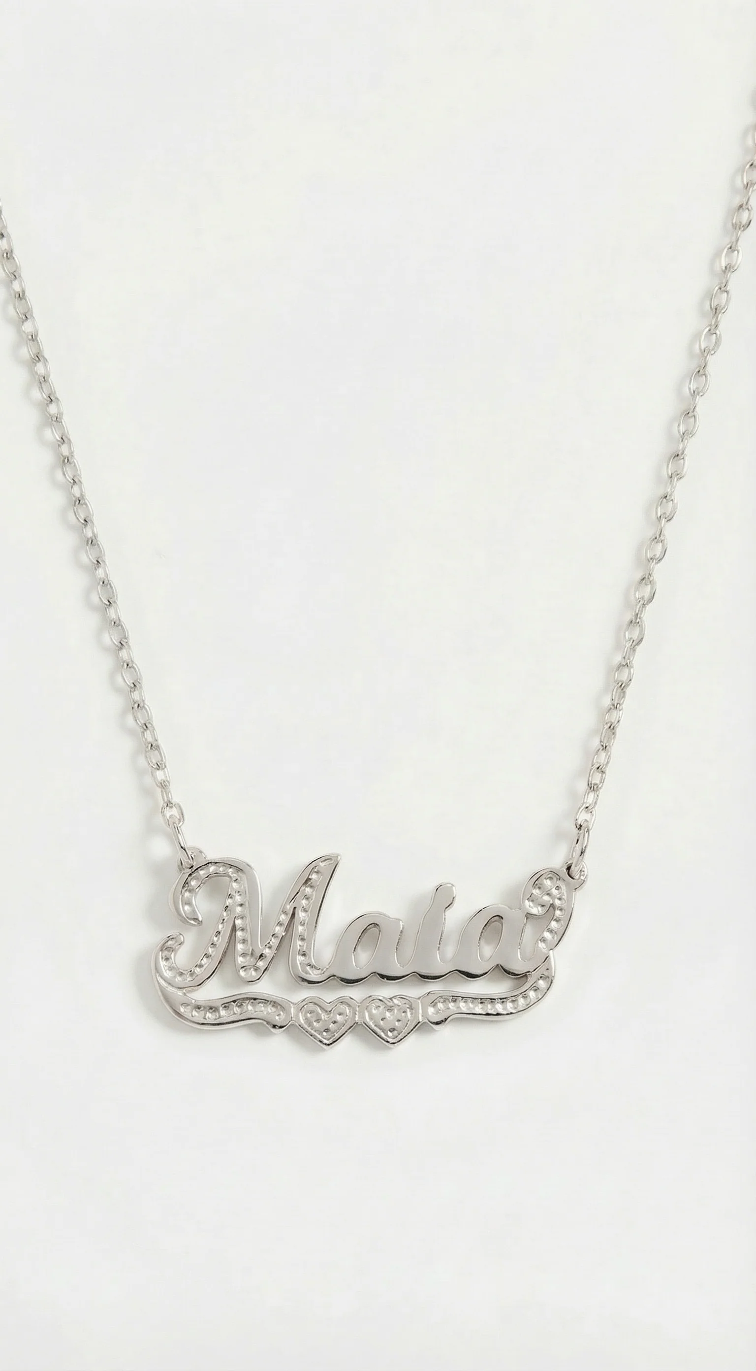 The Mini Classic Nameplate Necklace - Image 9