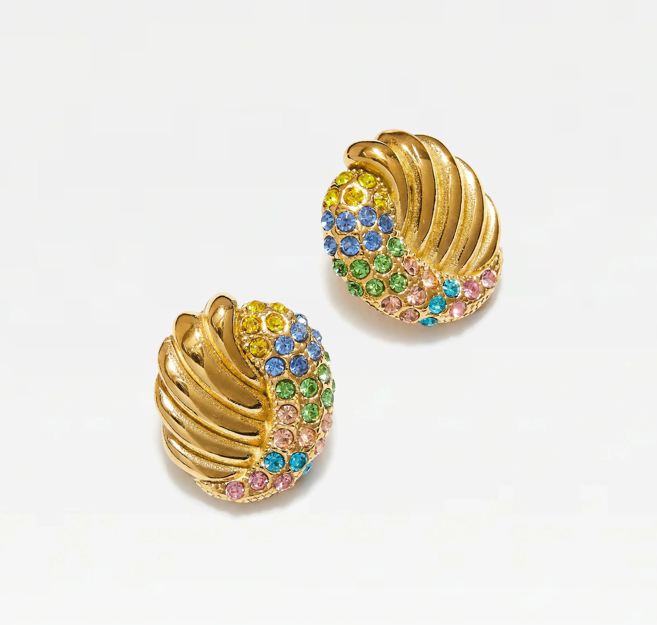 The Multicolor Seashell Earrings