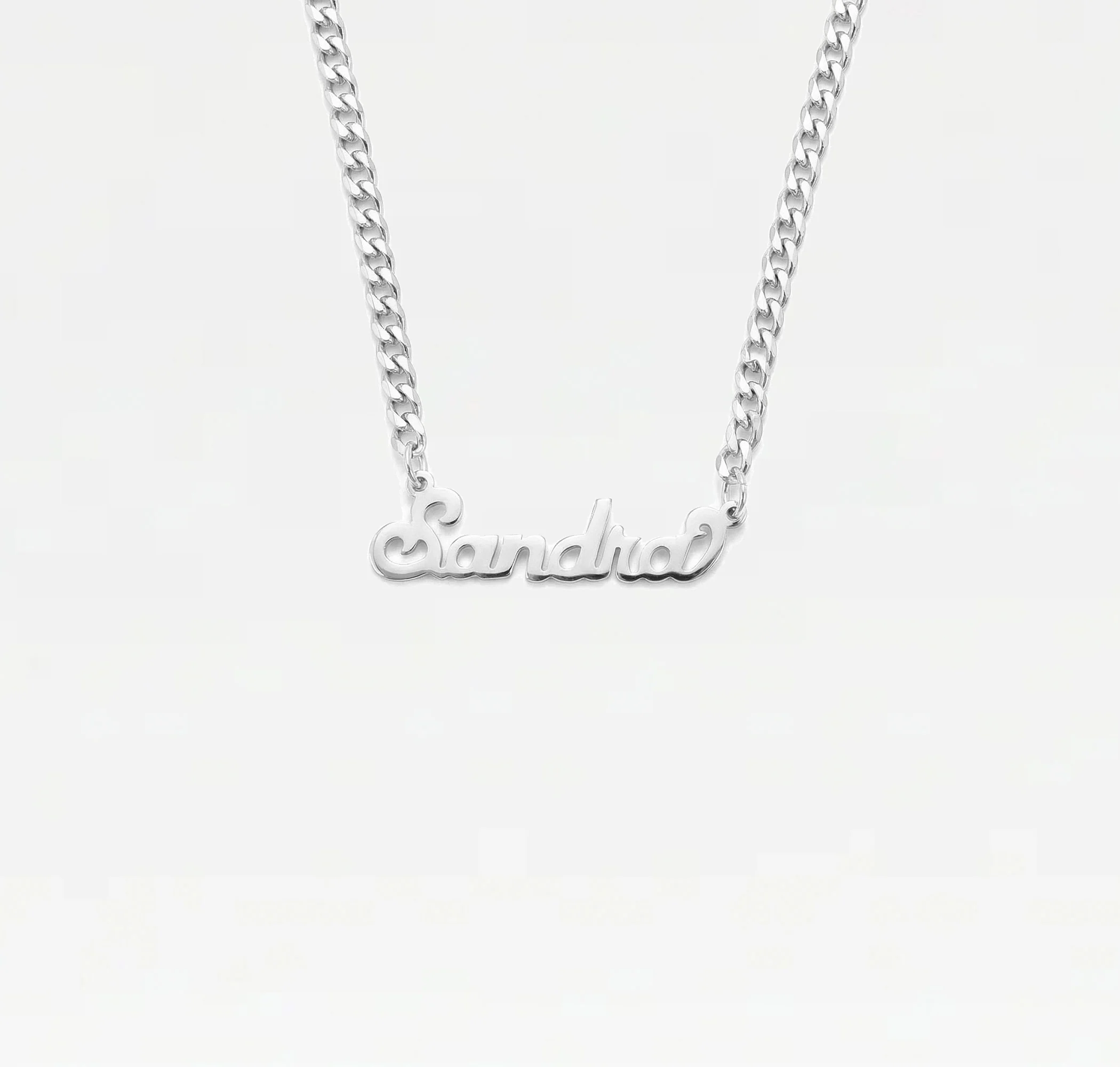 The Nameplate Necklace Curb Chain - Image 4