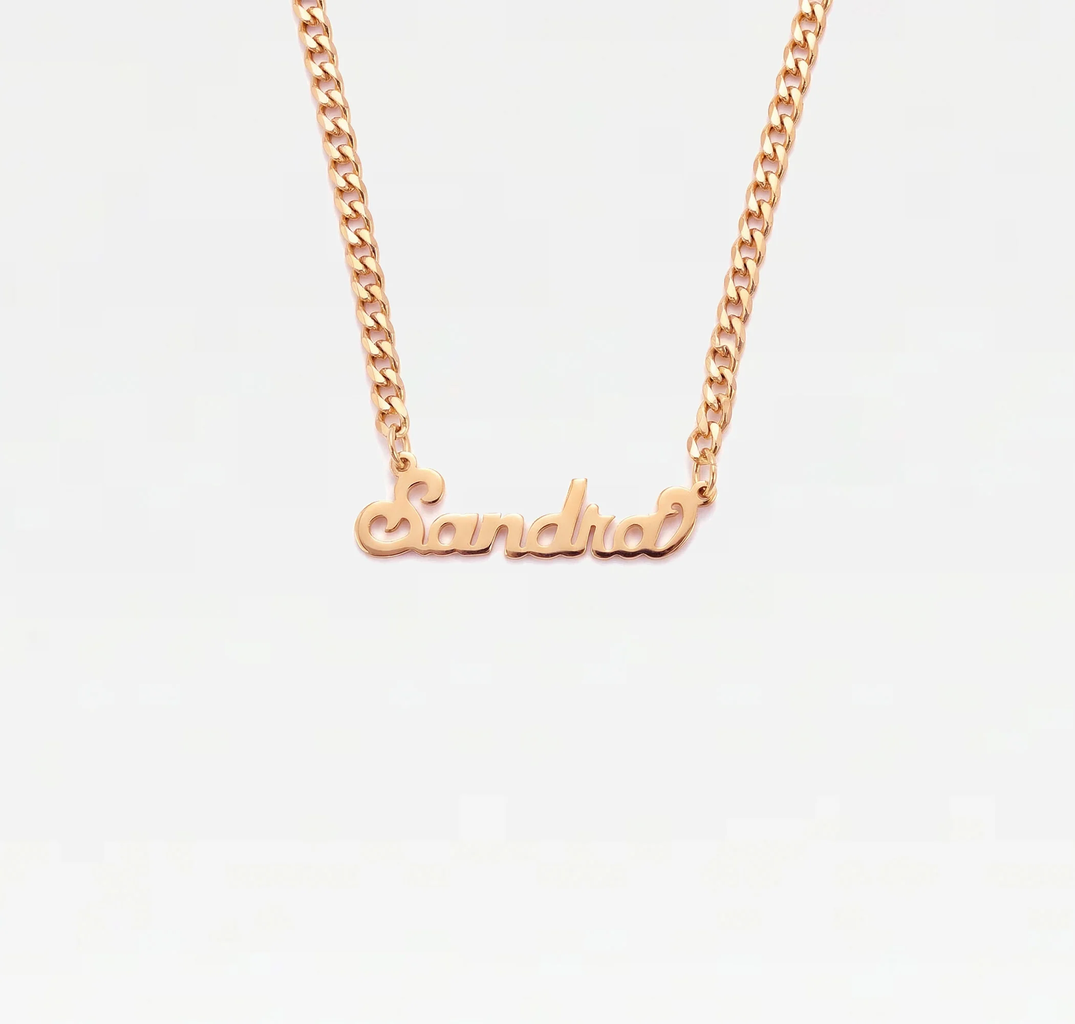 The Nameplate Necklace Curb Chain - Image 5