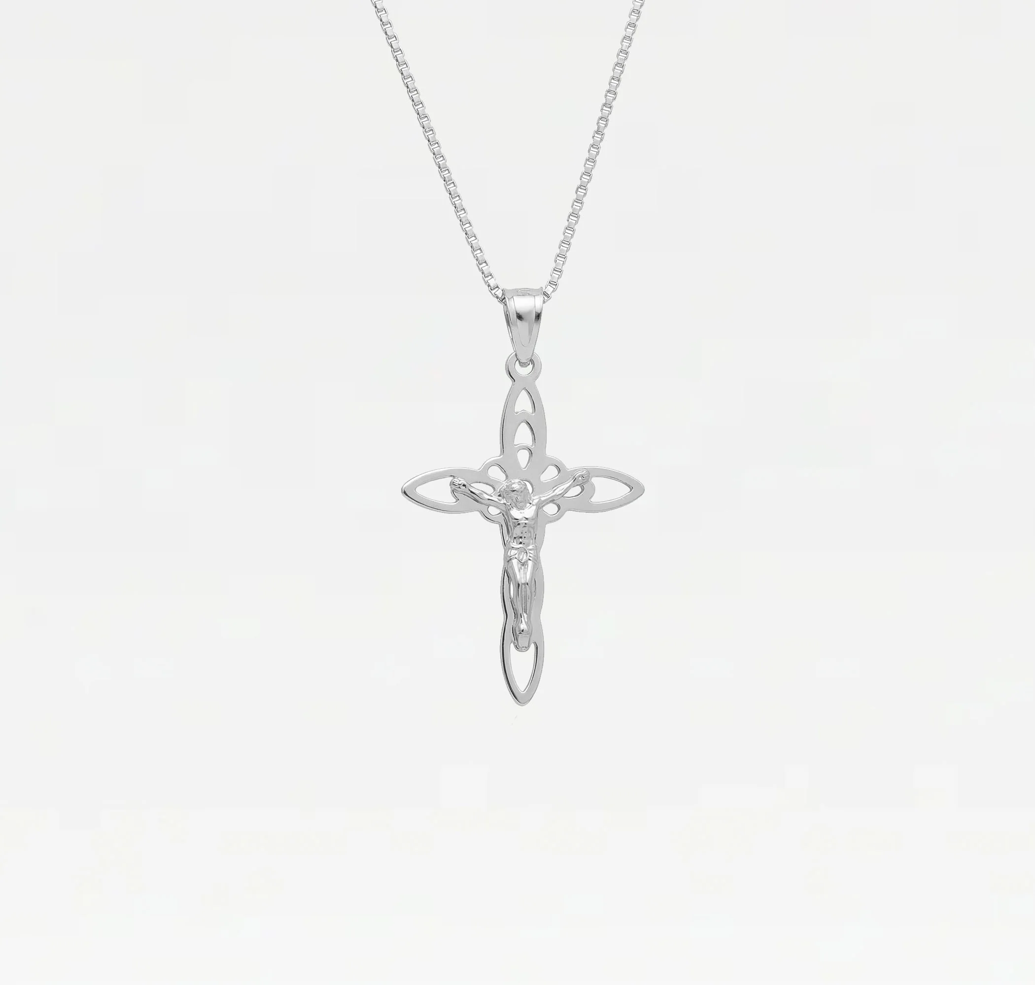 The Ornate Cross Pendant Necklace - Image 4