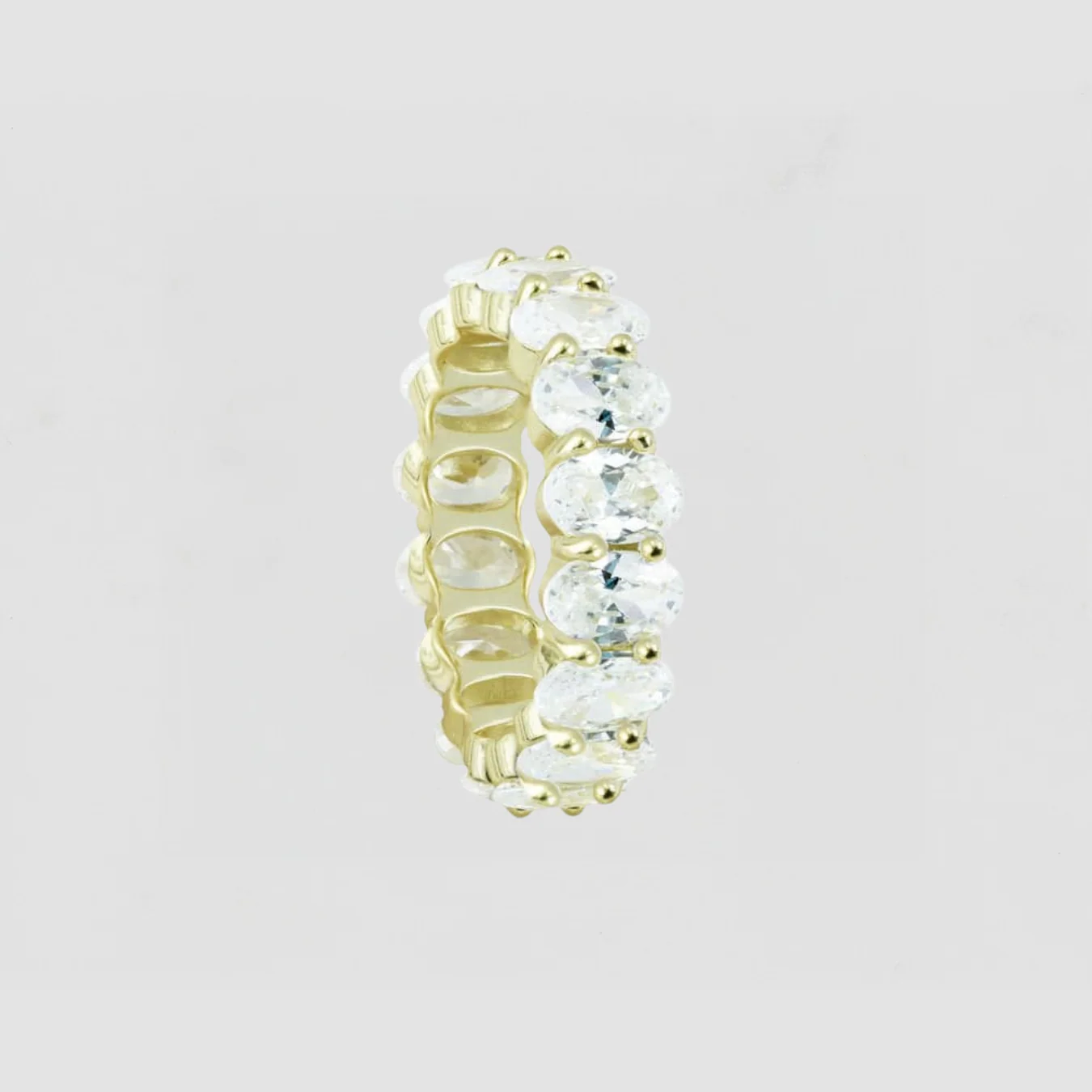 The Oval Cut Eternity Band - Image 4