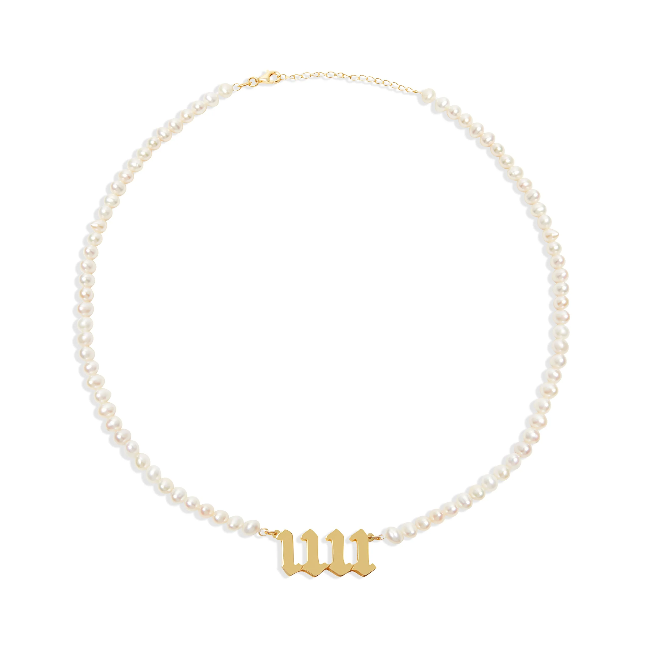 The Pearl Angel Number Necklace - Image 8