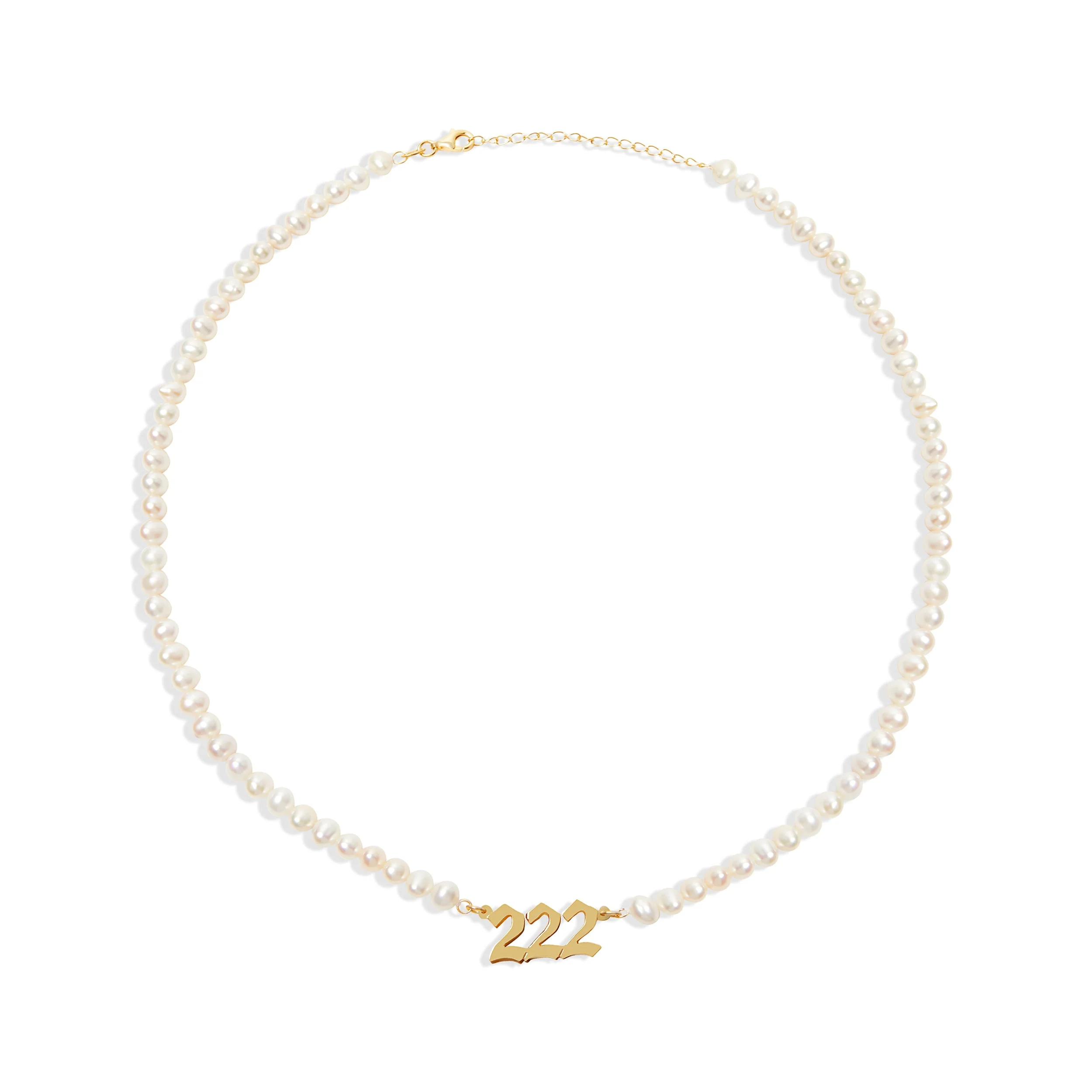 The Pearl Angel Number Necklace - Image 9