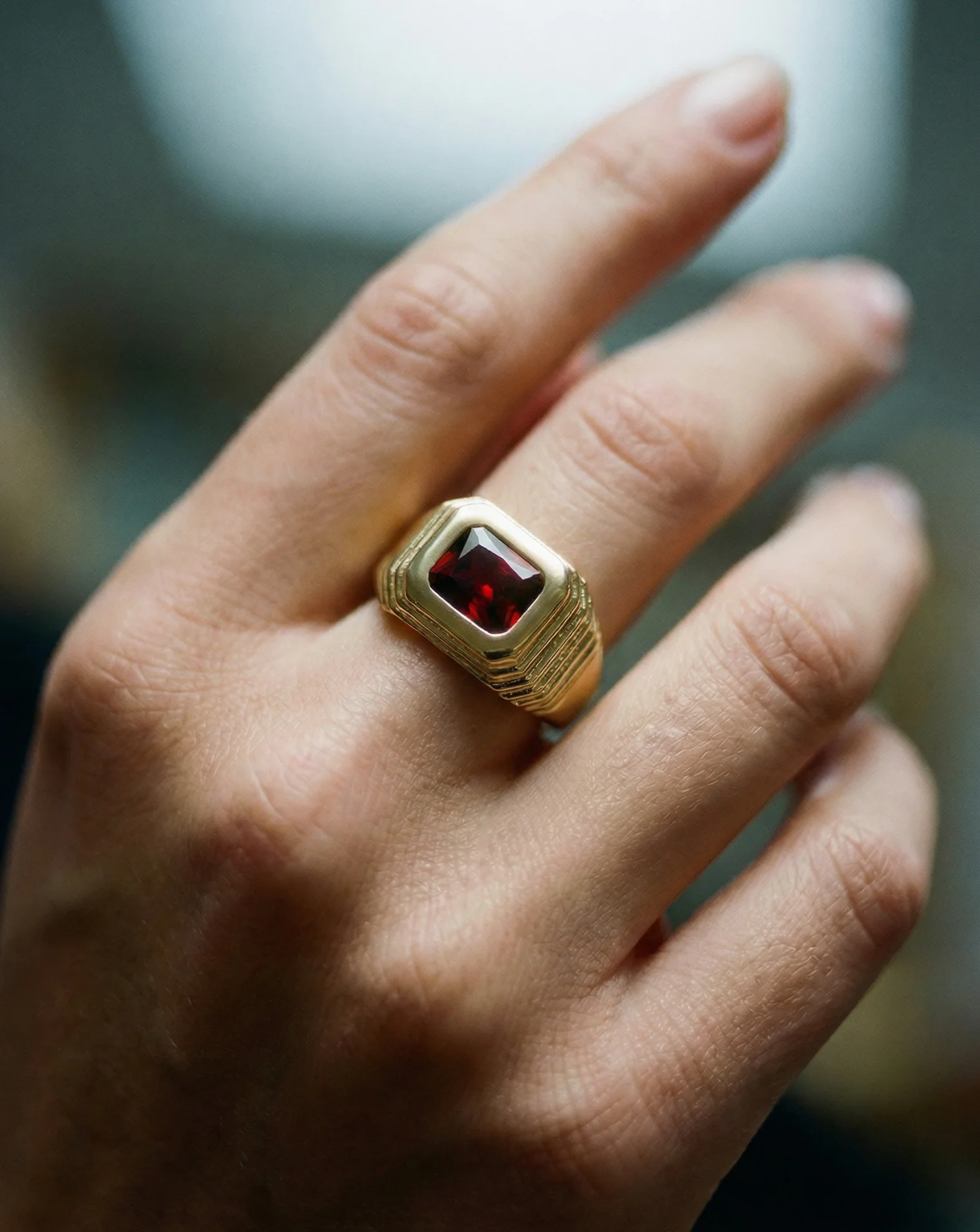 The Ruby Red Heirloom Ring - Image 2