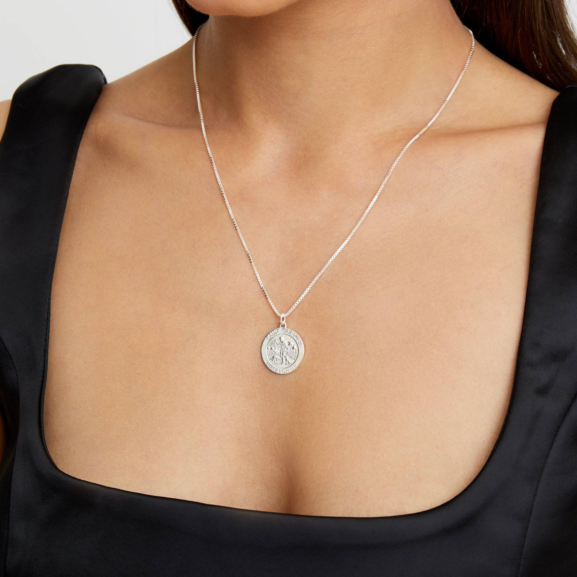 The Saint Lazurus Single Medal Necklace - Image 3
