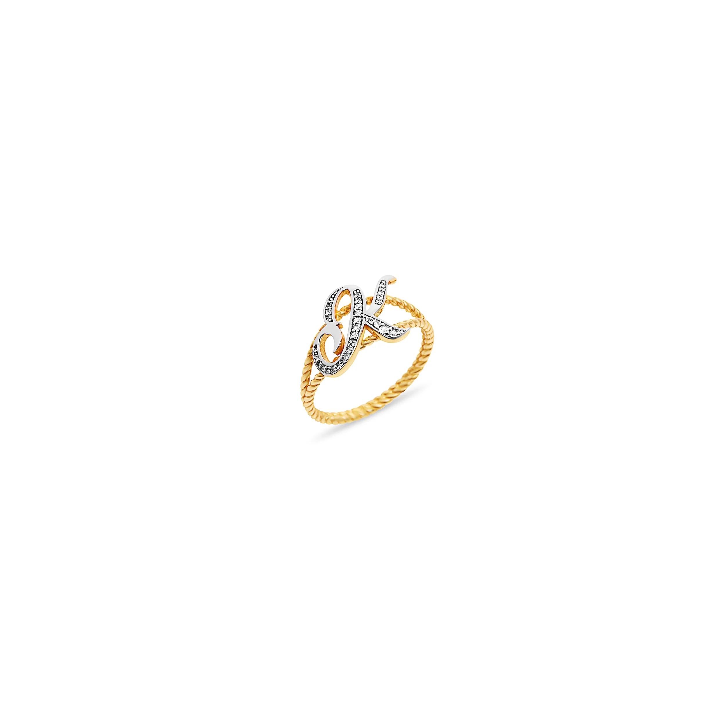 The Script Letter Rope Ring - Image 10