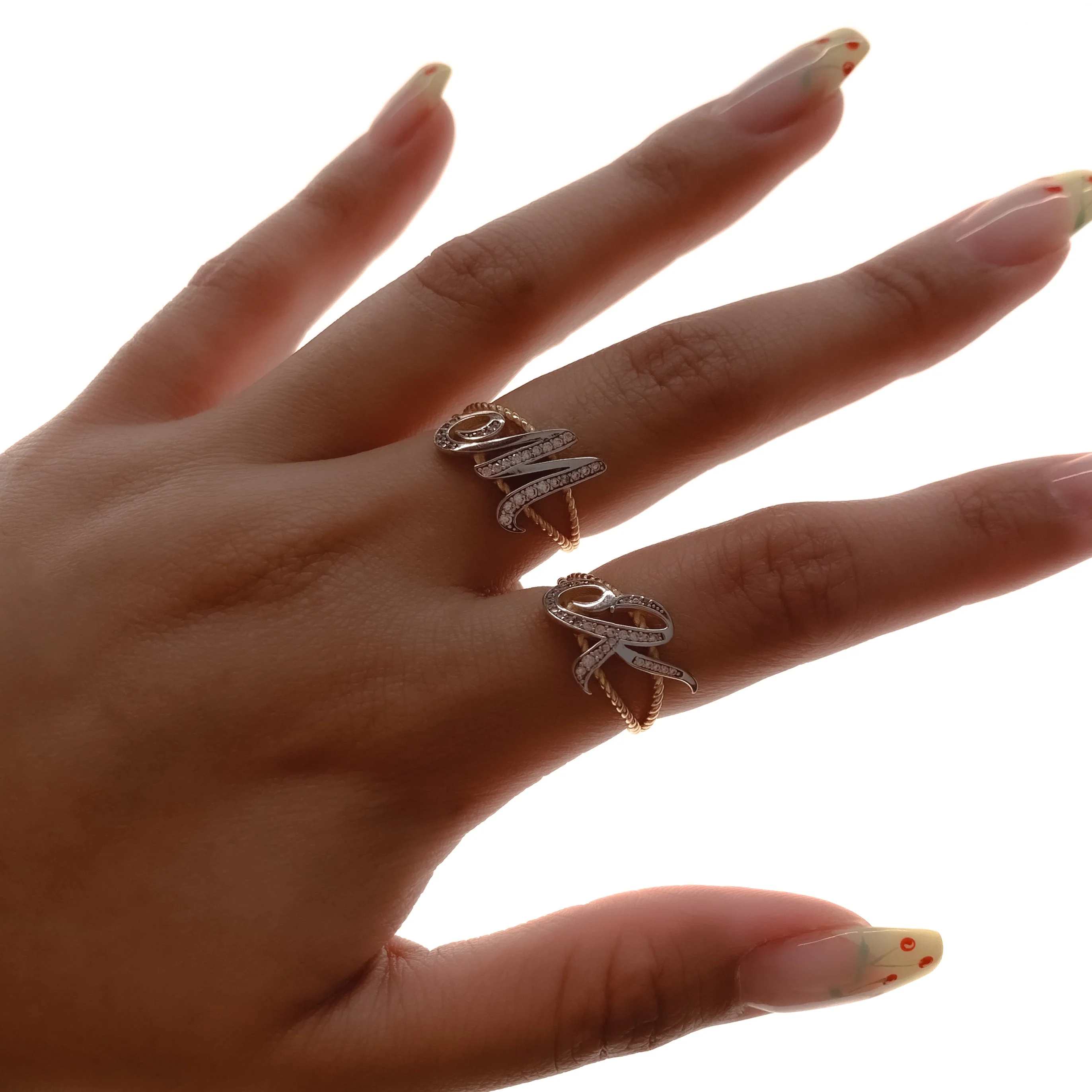 The Script Letter Rope Ring - Image 3