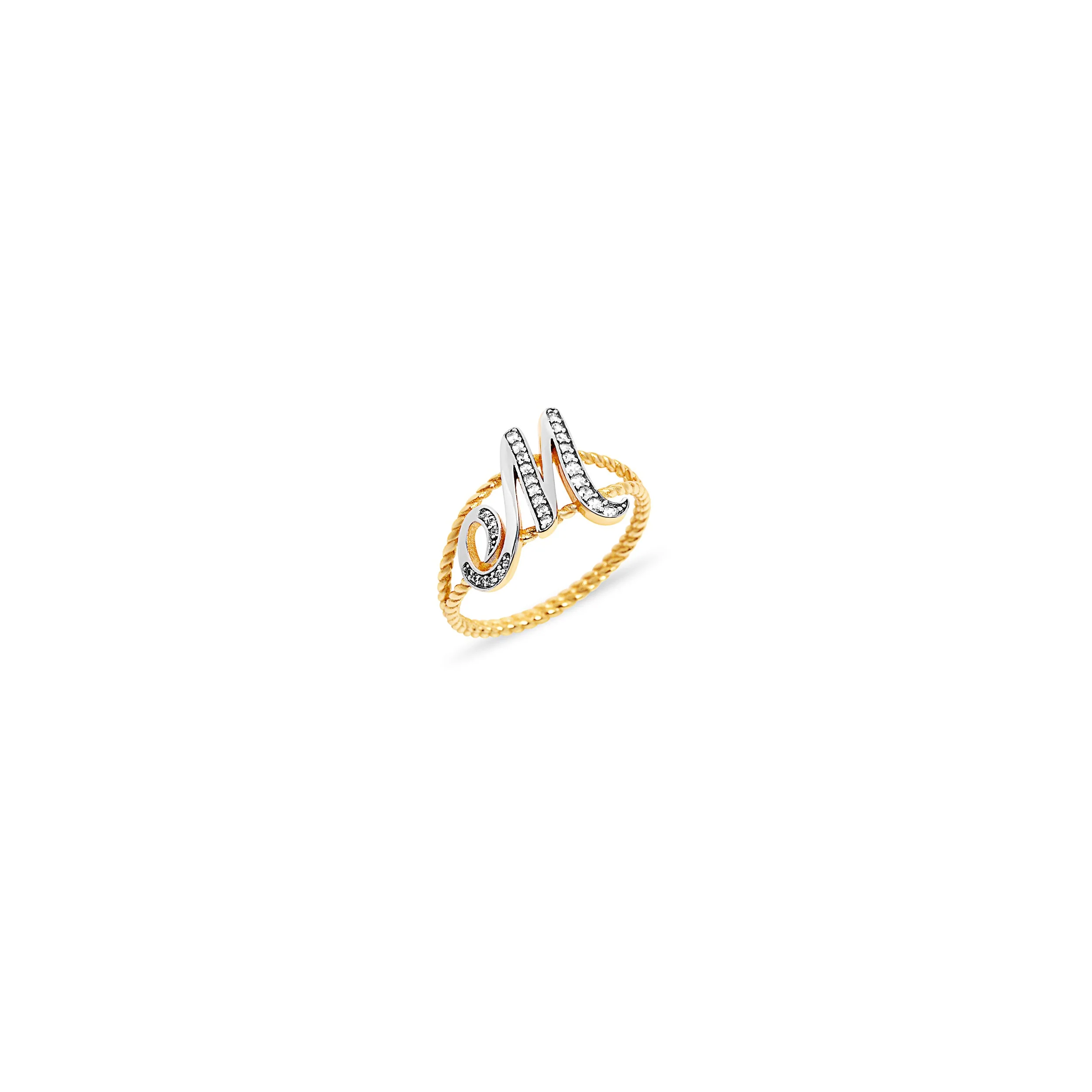 The Script Letter Rope Ring - Image 7