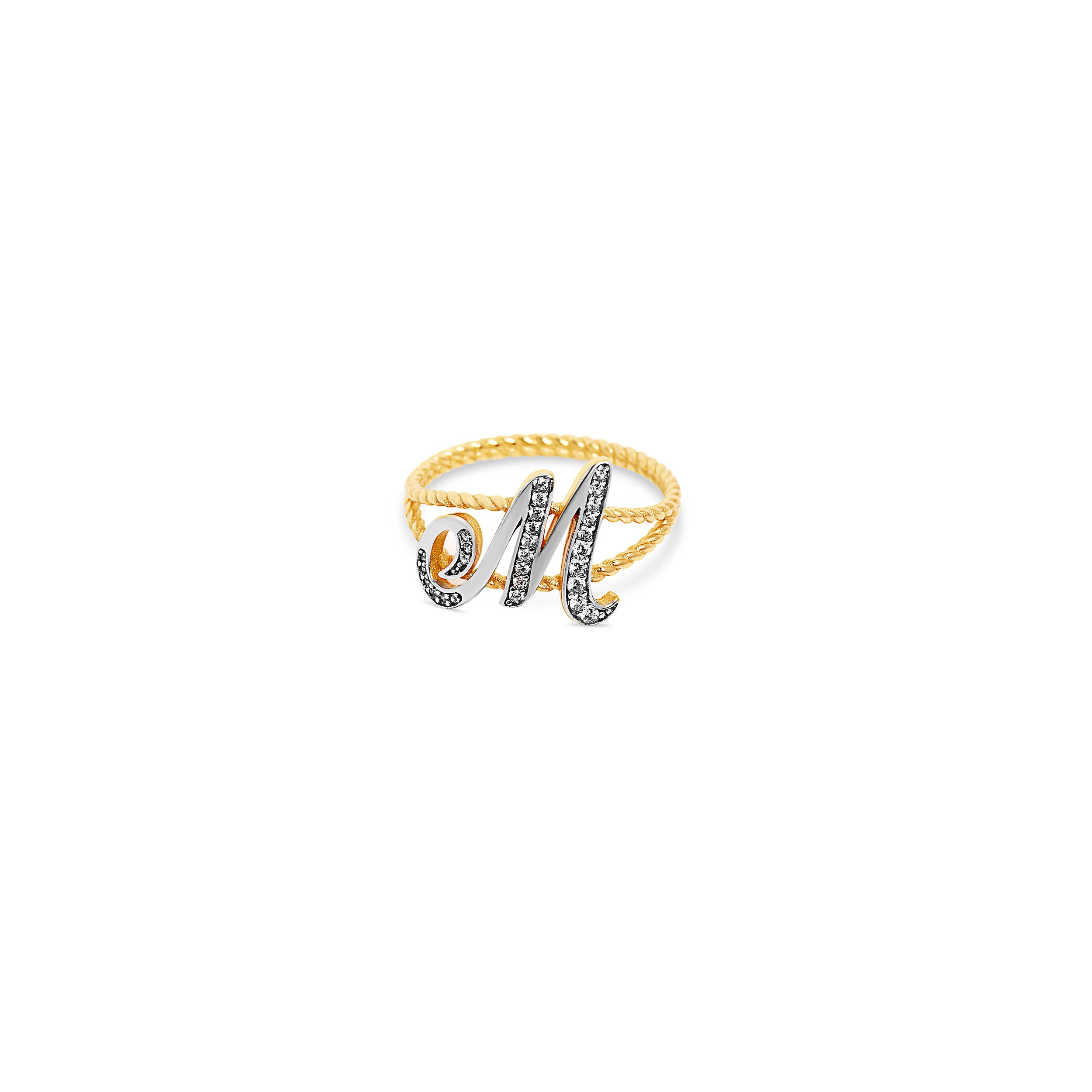 The Script Letter Rope Ring - Image 8