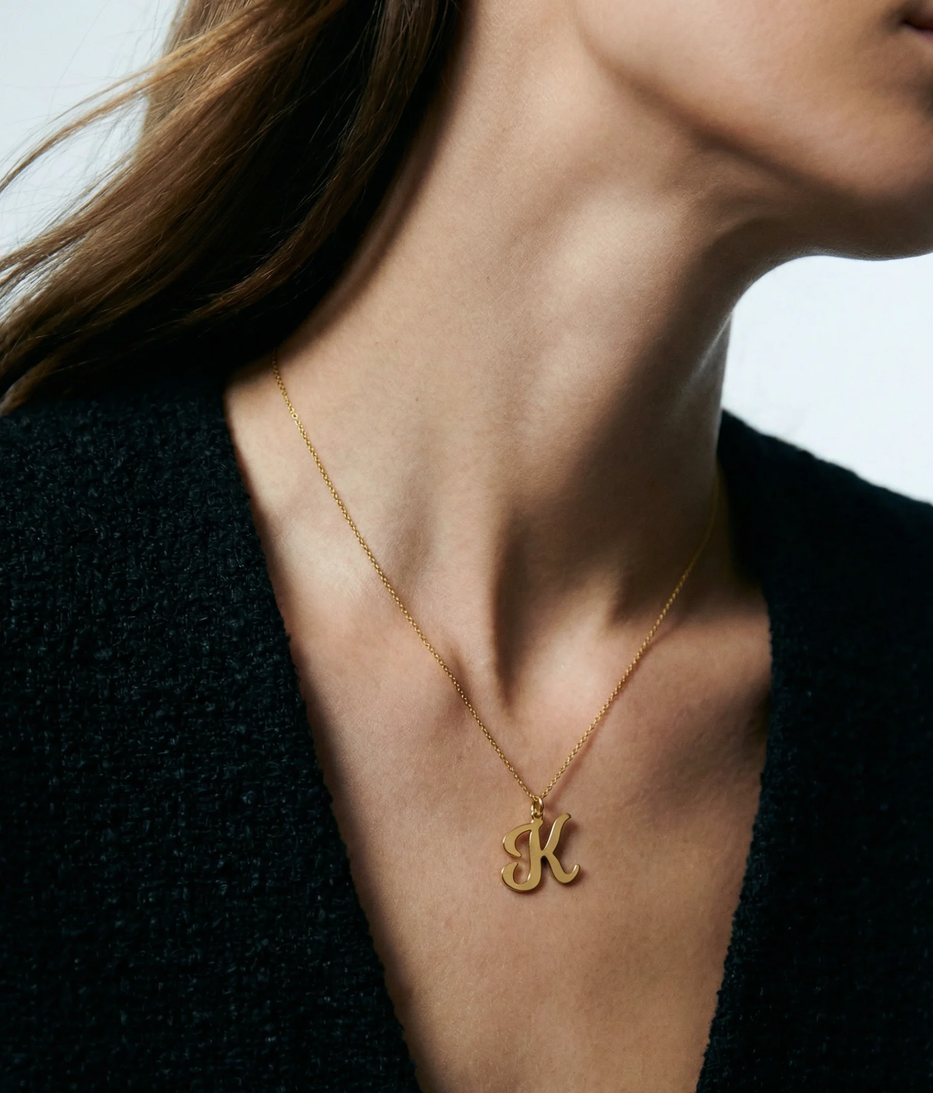 The Signature Script Pendant Necklace - Image 4