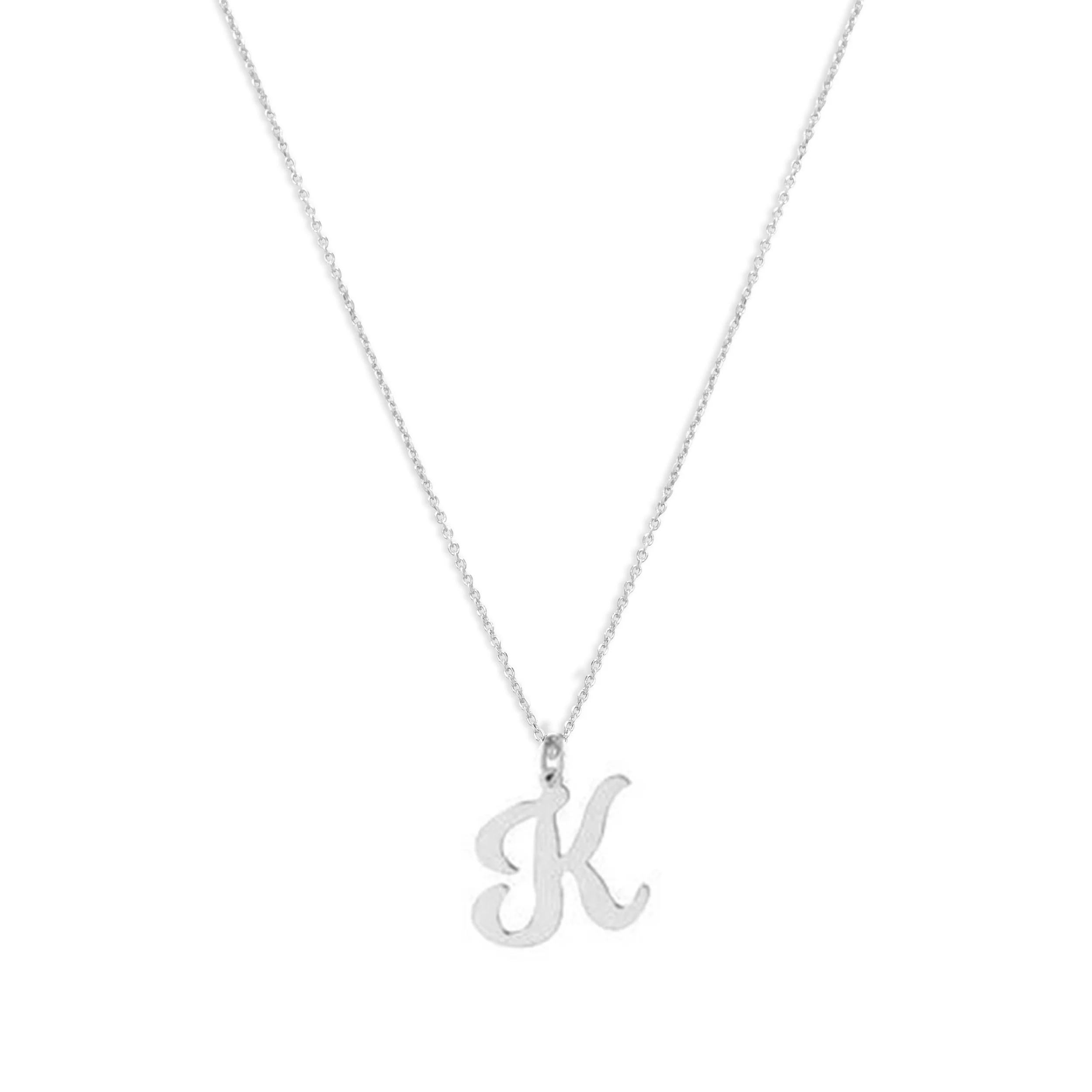 The Signature Script Pendant Necklace - Image 7