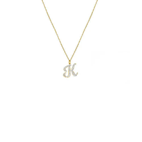 The Signature Script Pendant Necklace - Image 9
