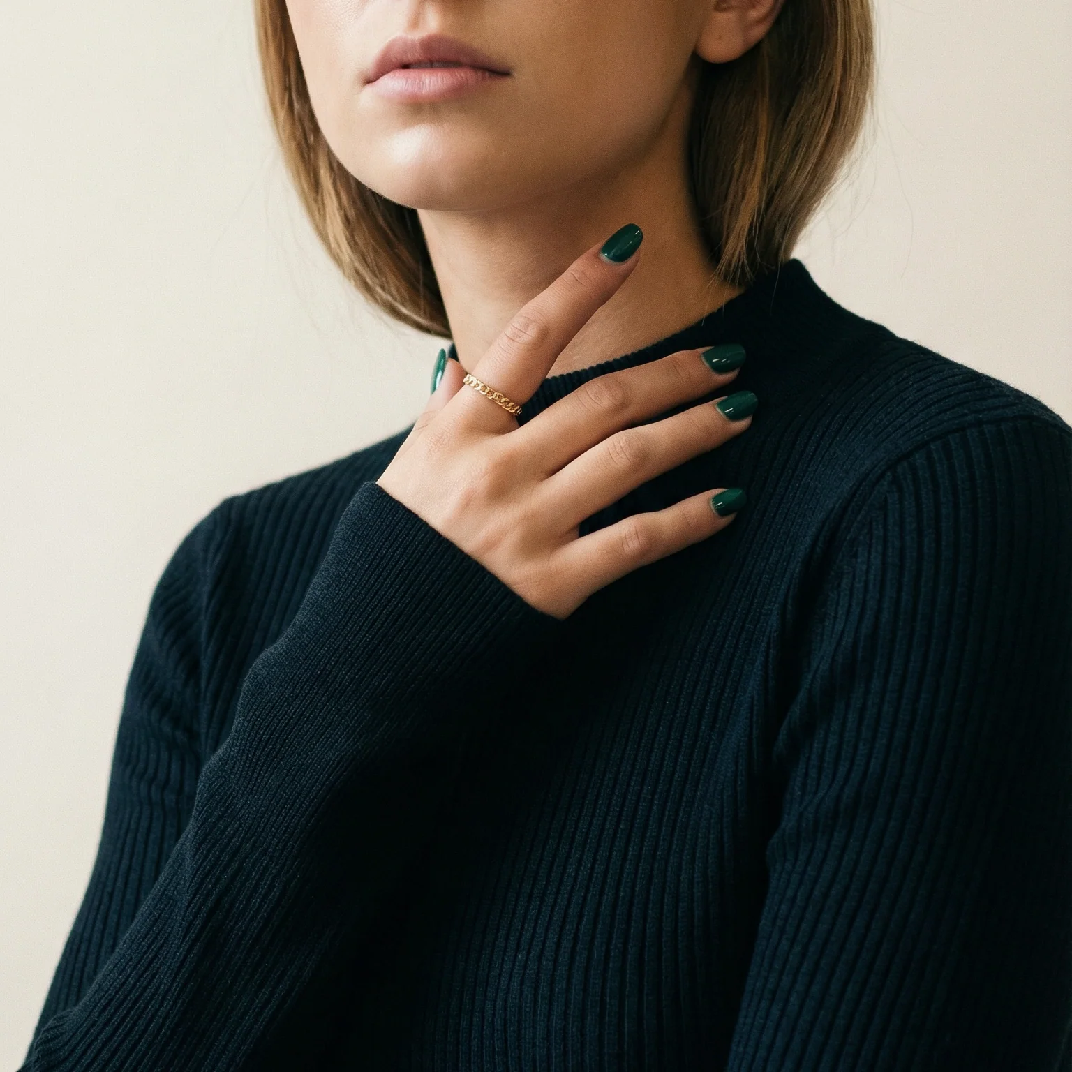 The Thin Cuban Link Ring - Image 3