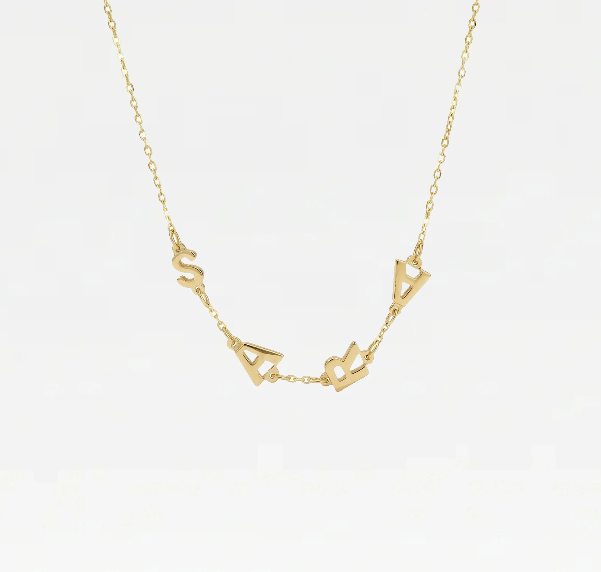 The Vertical Name Necklace