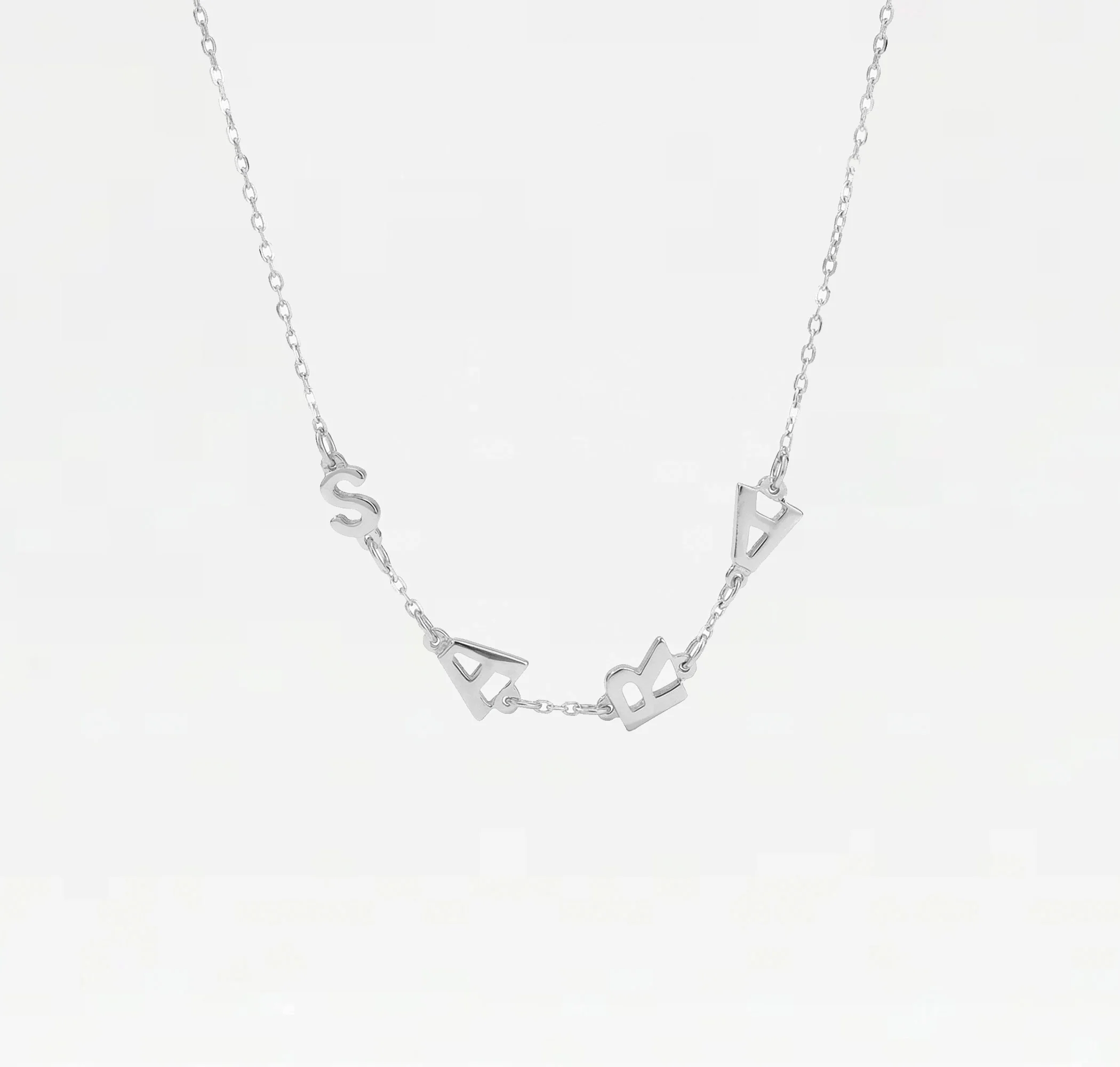The Vertical Name Necklace - Image 3